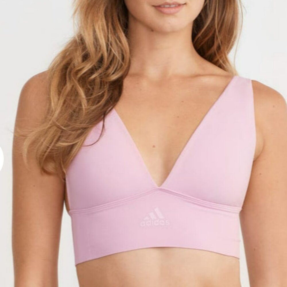 Adidas Seamless Longline Plunge Bra